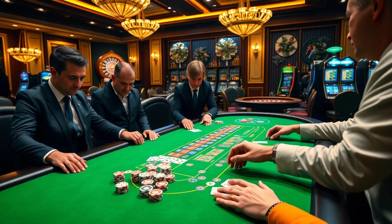 Experience the thrill of gaming at C168 casino with professional gamblers at play.