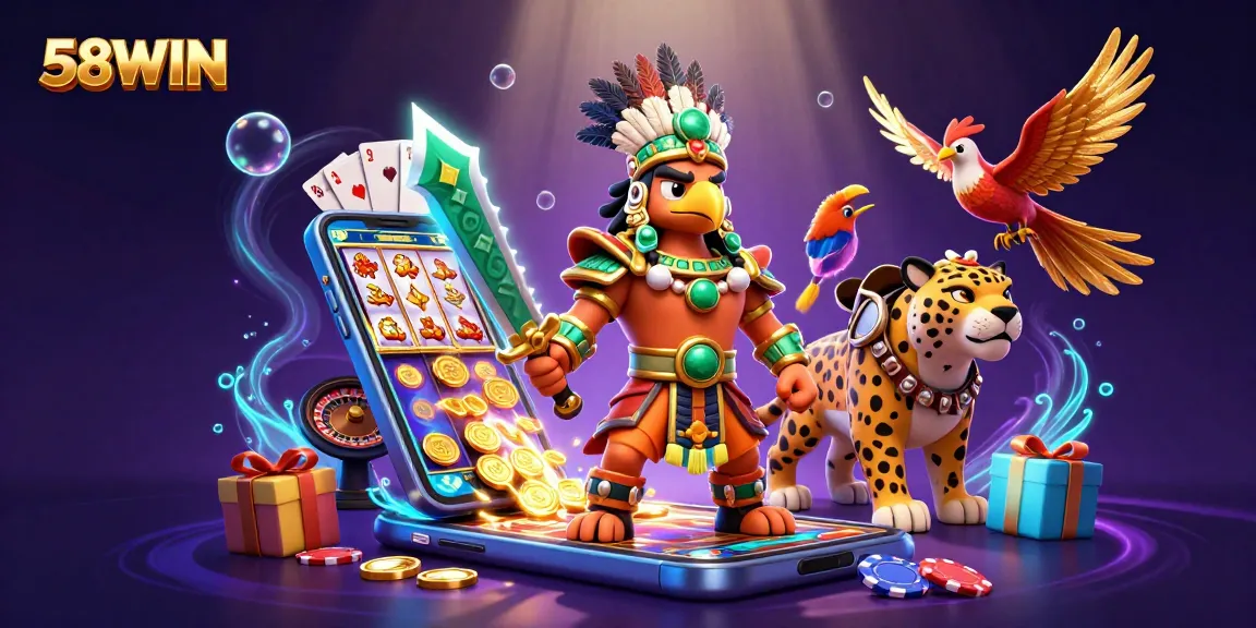 Join the excitement at 58WIN as you spin vibrant slots and unlock treasures!