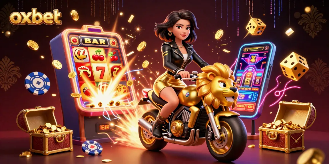 Experience the thrill of winning at oxbet with this vibrant casino scene featuring dynamic games.