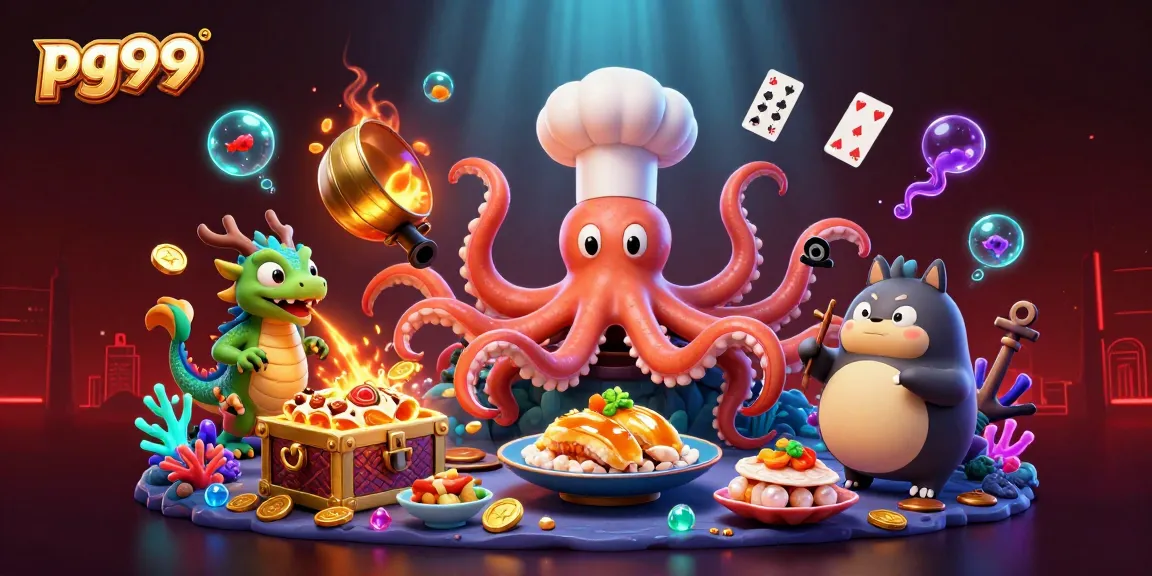Experience thrilling gameplay at pg99 with vibrant characters and casino elements in an immersive underwater scene.