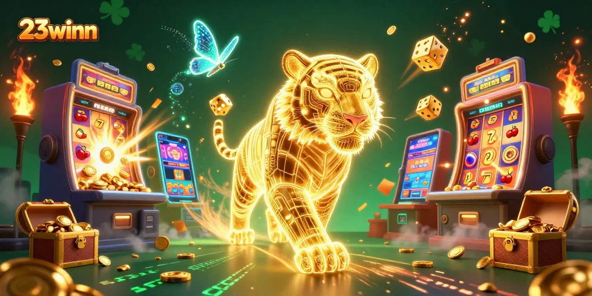 Experience winning opportunities at 23winn with thrilling slot machines and vibrant casino elements.