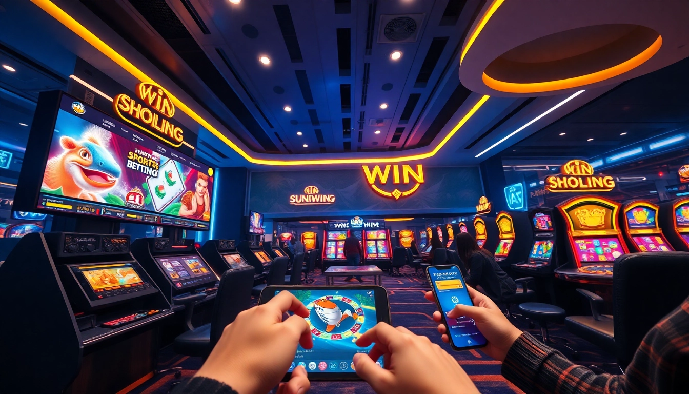 SUNWIN online gambling platform displaying vibrant games and secure user interface for a thrilling gaming experience.